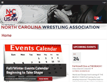 Tablet Screenshot of ncwrestling.org